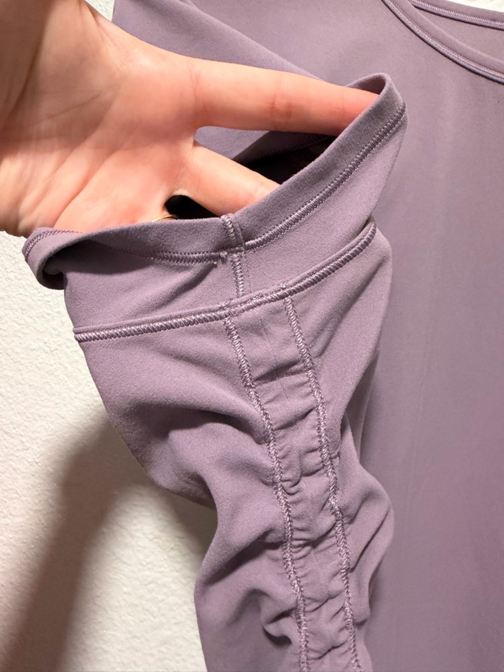 Lululemon All It Takes Nulu Short Sleeve Shirt Purple 14 - Picture 2 of 9